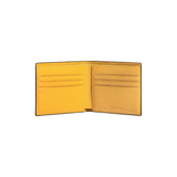 Crispe Bi-fold 6CC Wallet_Black, Yellow