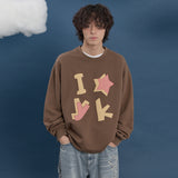 YK Check Applique Sweatshirt