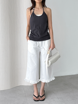 beads halter top (3color)