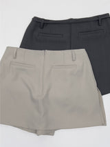 Slit Wrap Skirt Pants