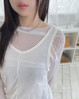フラットリングモーションネックレス