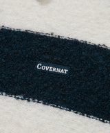 Bouclé Yarn Rugby Knit Dark Navy