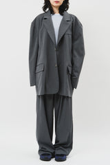 Marco Striped Oversized Jacket (2color)