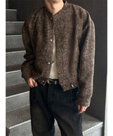 [F/W] Tweed crop cardigan(3color)