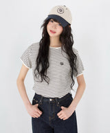 コンフォートストライプハーフTシャツ [3color]