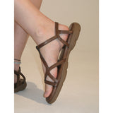 Wavy 0027. Strap Sandals - 3colors