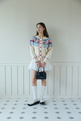 ICELANDIC PATTERNED CARDIGAN