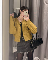 Cable Wool Knit Cardigan