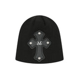 コーンクロスレザーパッチビーニー UNISEX