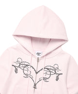 W STEM ZIP UP HOODIE PINK(CV2FSFM402A)
