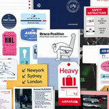 oab airport pack / scrap sticker set