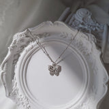Little Butterfly Semi Choker Necklace