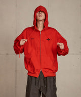 Crusades hood zip _ Red 