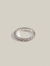 Sun Glitter Eternity Ring 3mm - Cognac
