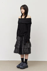 (W) Kenji Frill Skirt
