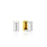 26SS★ Volume Square (C) One-Touch Earrings