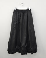 Wool Dot Balloon Skirt (2Colors)