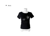 Pussy Starfish Printing Slim Short Sleeve T-Shirt