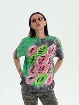 RTVG(RETROVEGAS) 420フォーンタイダイTシャツ