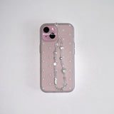 [translucent jelly] ribbon pattern case