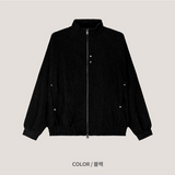 [SET UP가능] Velvet rivet training zip up(2color)