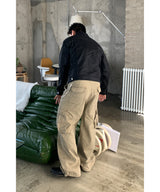 Coated denim trucker jacket
