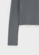 [B-BASIC] スタンダードブラッシュラウンド長袖Tシャツ (2SIZE)