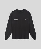 MM SYMBOL LOGO LONG SLEEVE T(BLACK)