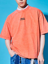 サクラアニマルズタンジェリンデニムウォッシュドTシャツ (コック)