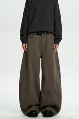 Brown Washed Blade Work Pants