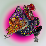 Trippy dot hairpin (4color)