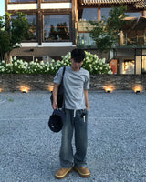 ソリッドバンドワイドパンツ