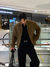 アダフ・ヘンリー ネックワッフルオーバーフィット ロングスリーブTシャツ