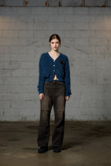DIANA KNIT CARDIGAN / BLUE