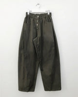 Danf Button Wide Balloon Pants