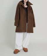 Belted Balmacan Single Alpaca Half Coat (Wool Coat/Winter Coat)