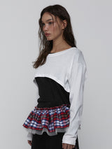 Cotton Cropped Top_White