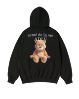 25FW AC BEAR BASIC LOGO HOODIE BLACK