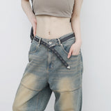 Trea eyelet keyring belt