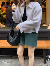 ジープウールVネックカーディガン