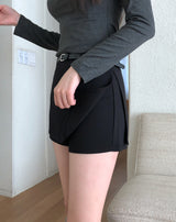 Teti Slit Layered Skirt-Pants