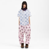 Twister Pattern Scarf - Navy