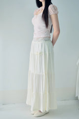 Angel bloom skirt (Cream) 