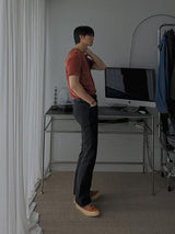 Awesome Sand Semi Bootcut Denim Pants (7color)