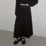 Maxi Pleated Skirt