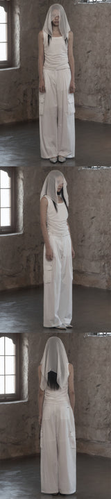 [mnem] Mesh Layered Tank (white)