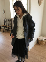 [MD Pick] ヴィオルモヘアハーフコート (2 Colors)