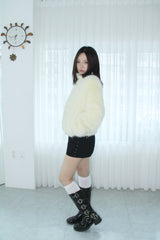 NOIR SOFT FUR JOGGER JK