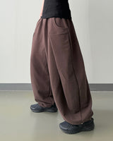 Tenby fold balloon sweat pants
