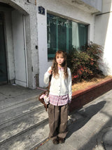 woorong round cardigan